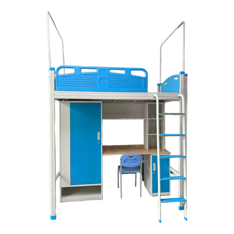 鐵床廠家分享：單人學生公寓床儲物空間設計有哪些巧思？